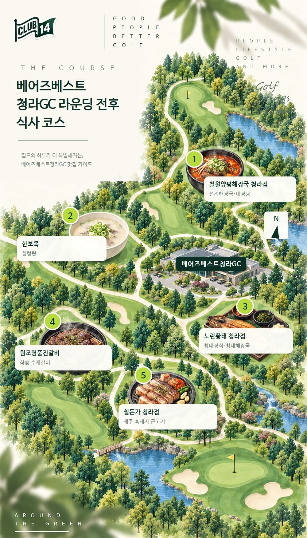 위치 관계를 단순화한 일러스트 지도입니다. 실제 도로·건물 배치와 다릅니다.