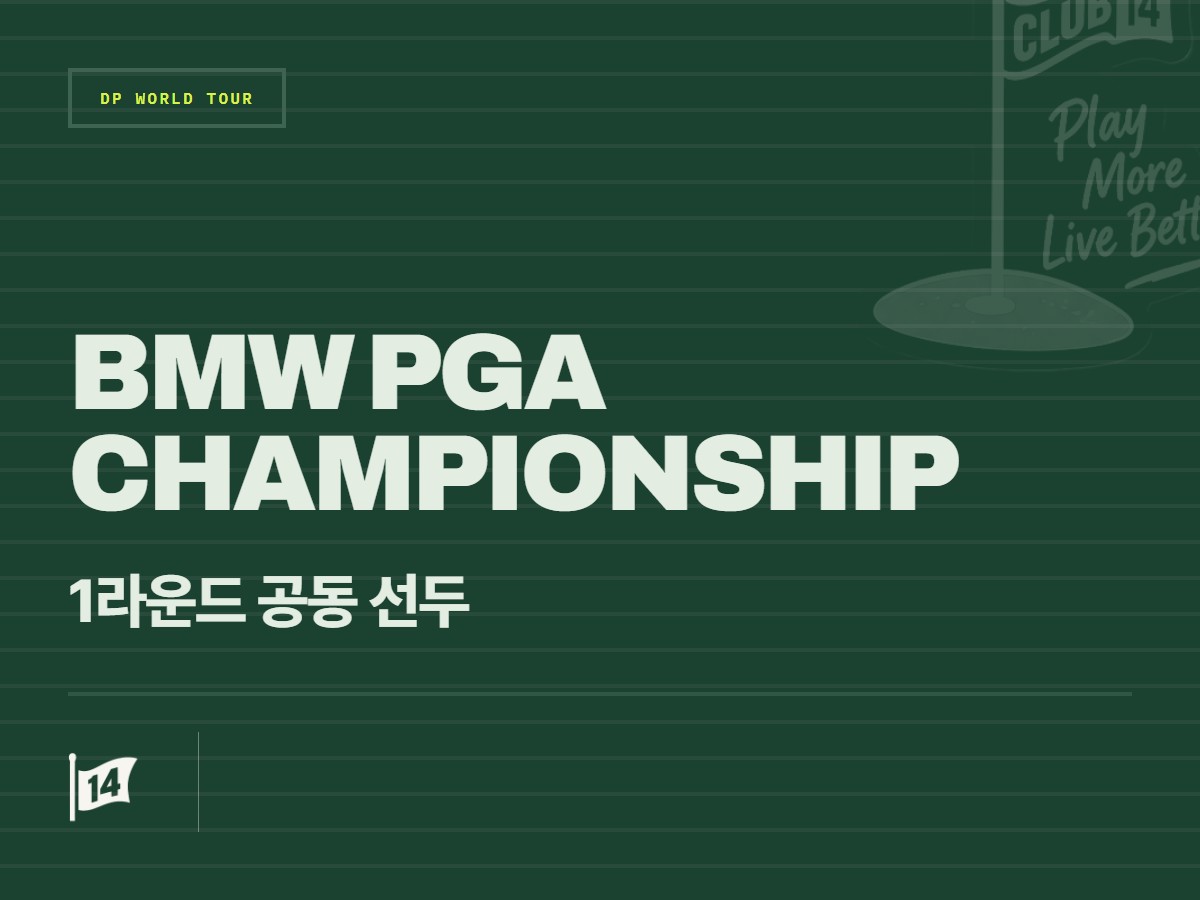 아론 라이·요아킴 라게르그렌, BMW PGA 챔피언십 첫날 공동 선두… ‘스타 군단’ 추격전 시작