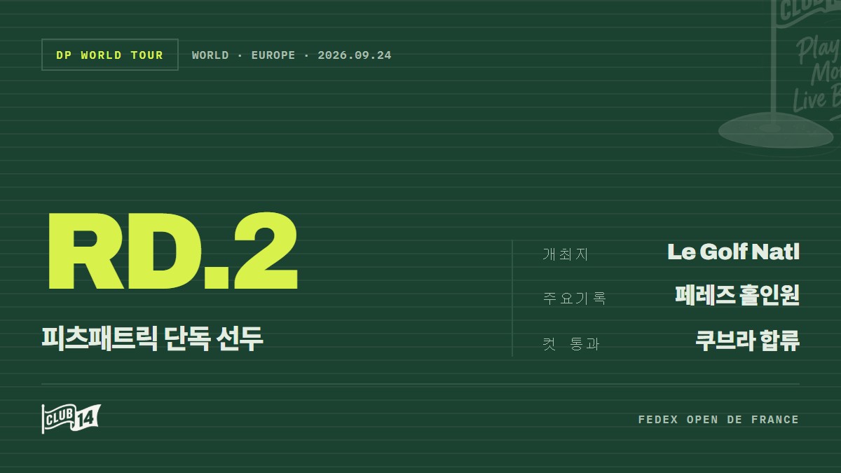 페덱스 오픈 드 프랑스 2일 차 주요 하이라이트