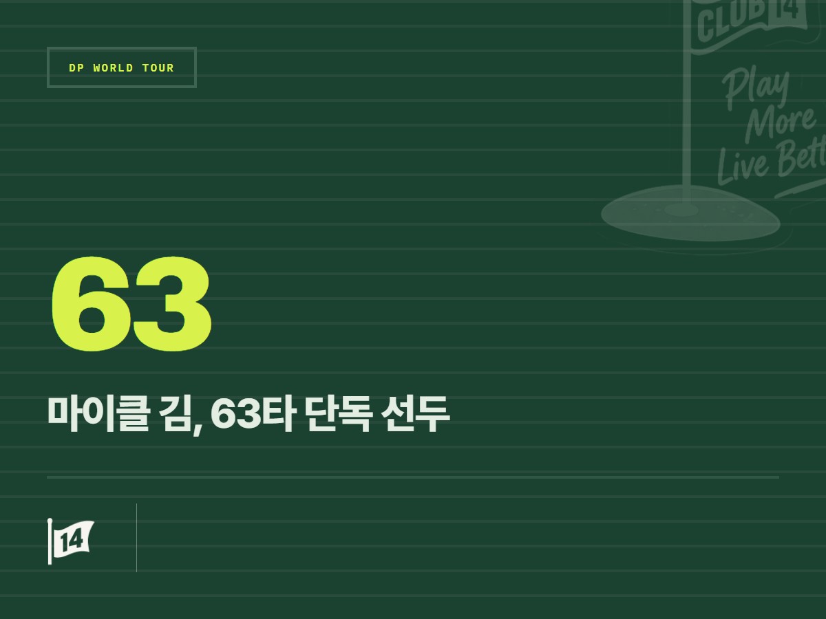 코스 바뀌어도 마이클 김은 여전했다, 프랑스 오픈 타이틀 방어 '꿈의 시작'