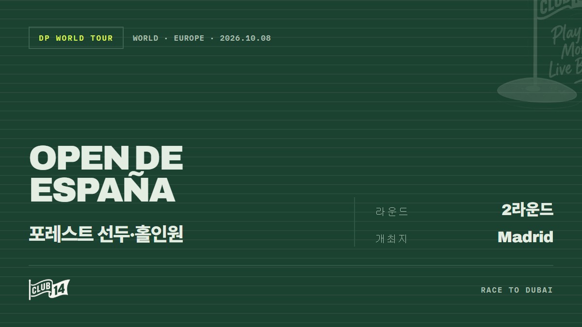 오픈 데 에스파냐 2R: '무명' 이달고의 돌풍과 욘 람의 추격전