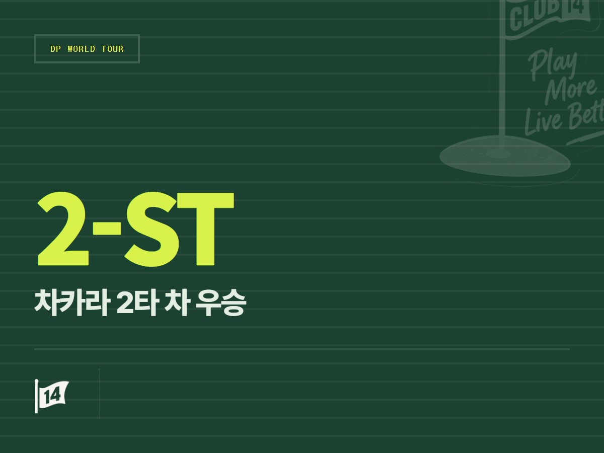 에우헤니오 차카라, 2026 DP 월드 인디아 챔피언십 우승 차지