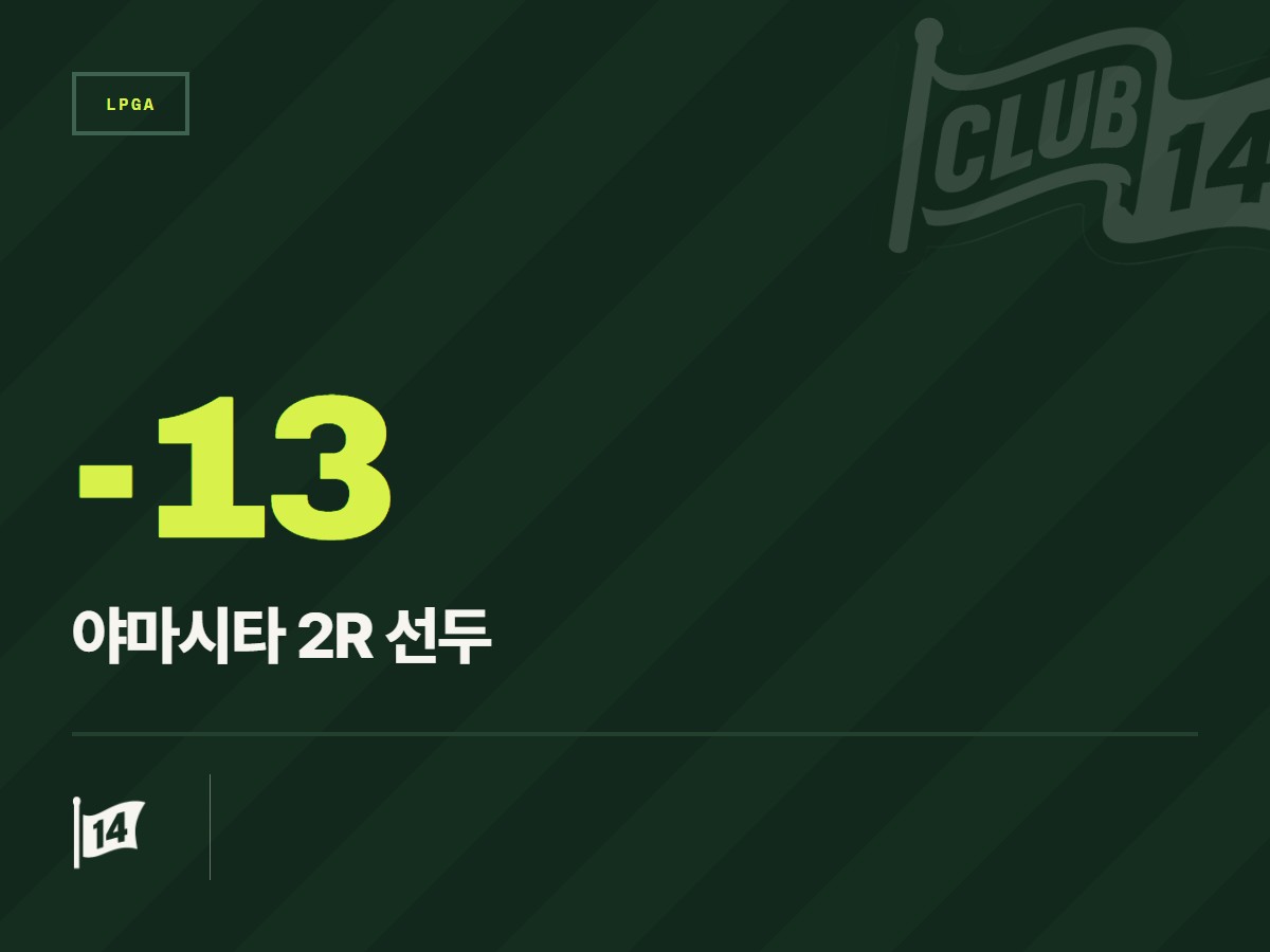 타이틀 방어 나선 야마시타 미유, LPGA 메이뱅크 챔피언십 2R 선두 등극