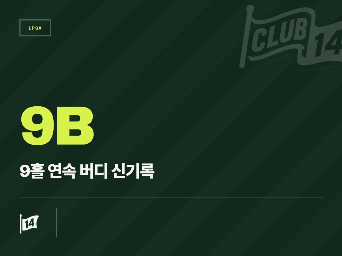 로렌 코글린, 9홀 연속 버디 폭풍…대회·투어 신기록 2개 작성