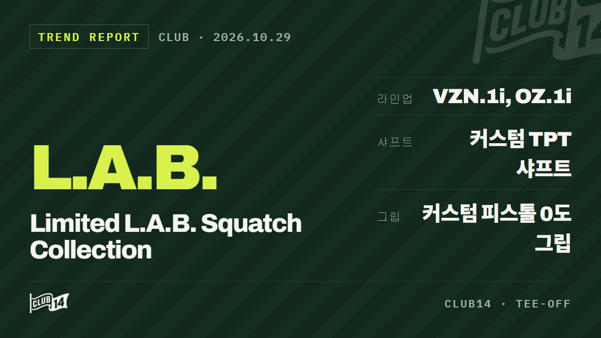 랩골프 Limited L.A.B. Squatch Collection 출시, 독특한 디자인의 한정판 퍼터 - club14 골프매거진