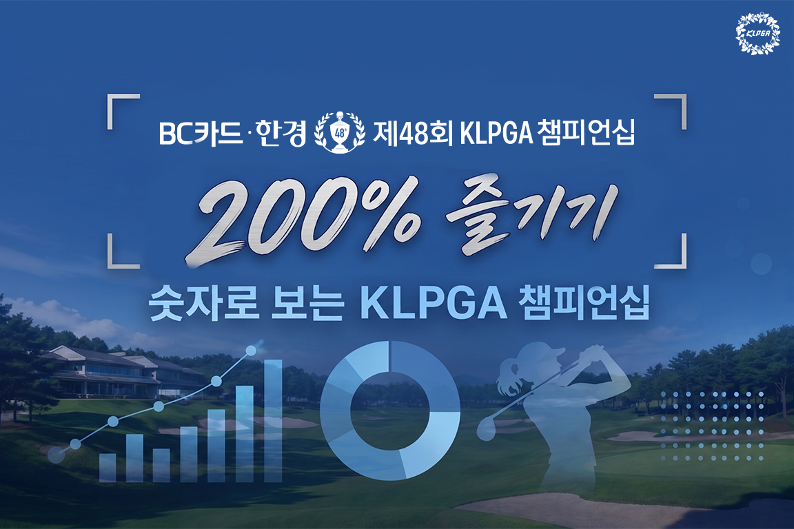 [BC카드·한경 제48회 KLPGA 챔피언십 200% 즐기기] 숫자로 보는 KLPGA 챔피언십