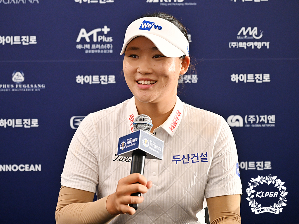 [제26회 하이트진로 챔피언십 1R] 김민솔, 하이트진로 챔피언십 첫날 단독 선두