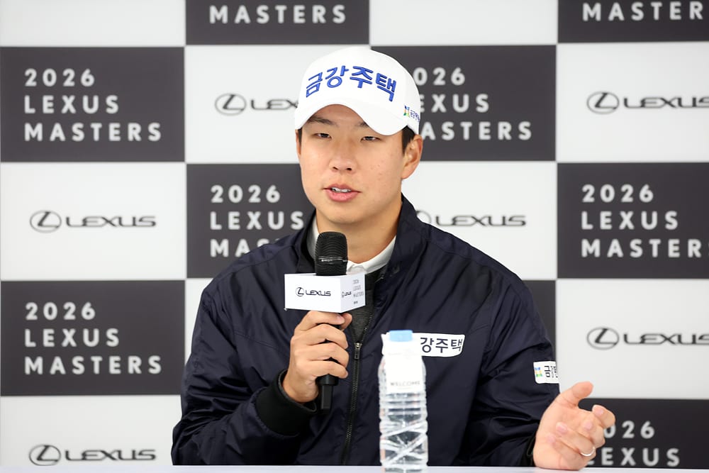 [2026 렉서스 마스터즈] 1R. 단독 선두 정유준 인터뷰 - club14 골프매거진